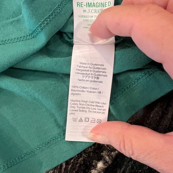 NWT J. Crew Boys' Green T. Rex Christmas Graphic Tee - SIZE S - Picture 5 of 7